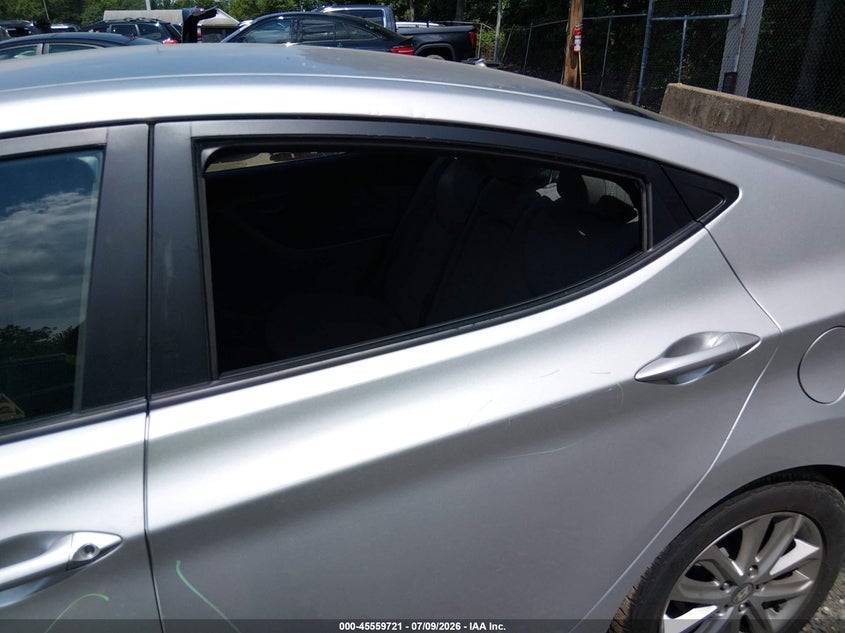2015 Hyundai Elantra VIN KMHDH4AE8FU260770 IAAI salvage auction — THEFT, Salvage - Greater Than 75% (Maryland), sold $1,600 on 2026-07-29 (photo 6)