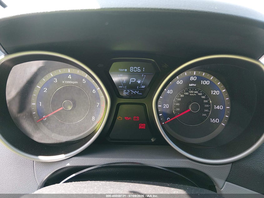 2015 Hyundai Elantra VIN KMHDH4AE8FU260770 IAAI salvage auction — THEFT, Salvage - Greater Than 75% (Maryland), sold $1,600 on 2026-07-29 (photo 7)