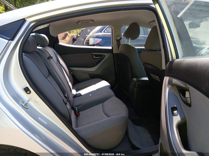 2015 Hyundai Elantra VIN KMHDH4AE8FU260770 IAAI salvage auction — THEFT, Salvage - Greater Than 75% (Maryland), sold $1,600 on 2026-07-29 (photo 8)