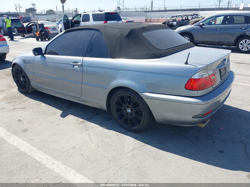 2004 BMW 3 series VIN WBABW33484PL31863 IAAI salvage auction — REAR END, Salvage (California), sold $475 on 2026-07-22 (photo 3)