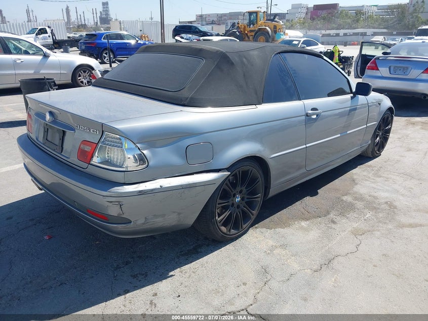 2004 BMW 3 series VIN WBABW33484PL31863 IAAI salvage auction — REAR END, Salvage (California), sold $475 on 2026-07-22 (photo 4)