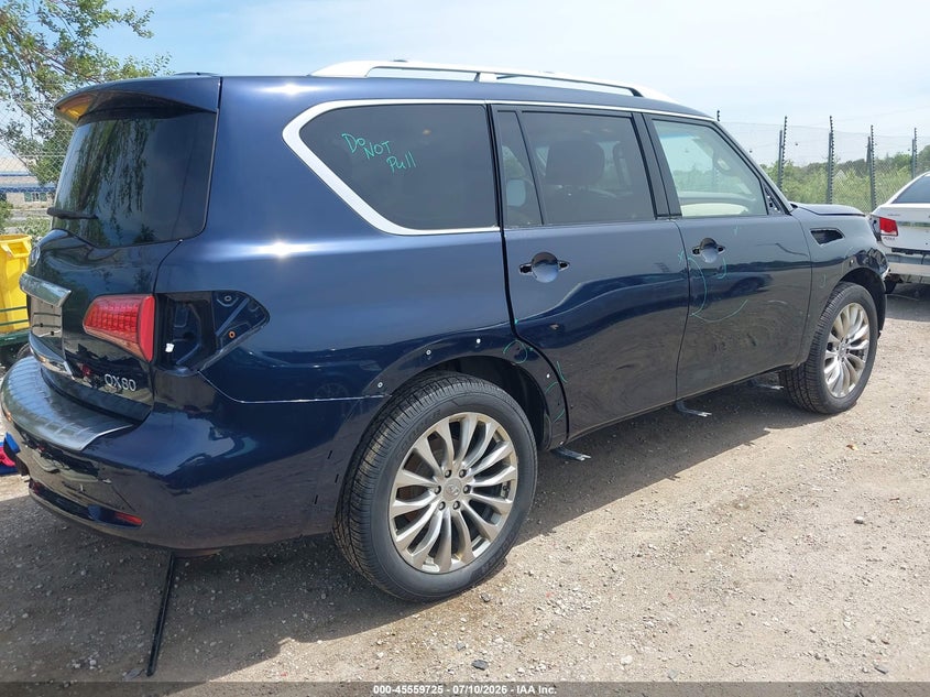 2015 Infiniti Qx80 VIN JN8AZ2NE4F9083094 IAAI salvage auction — FRONT END, Clear (Wisconsin), sold $4,475 on 2026-07-28 (photo 4)