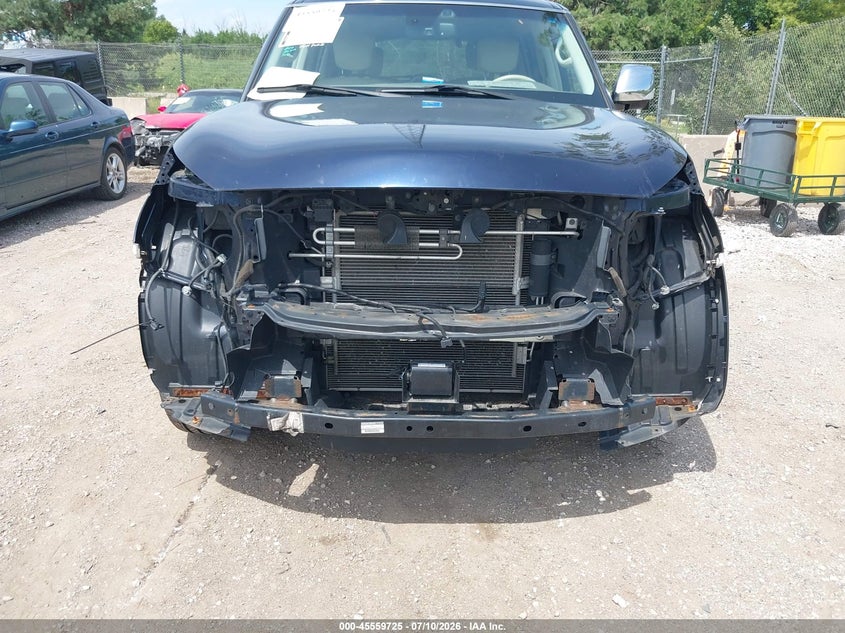 2015 Infiniti Qx80 VIN JN8AZ2NE4F9083094 IAAI salvage auction — FRONT END, Clear (Wisconsin), sold $4,475 on 2026-07-28 (photo 6)