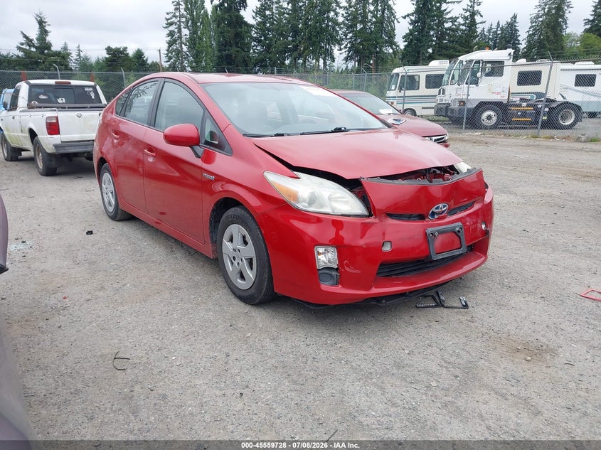 2010 Toyota Prius VIN JTDKN3DU5A0031108 IAAI salvage auction — FRONT END, Bill Of Sale (Washington), sold $1,550 on 2026-07-29 (photo 1)