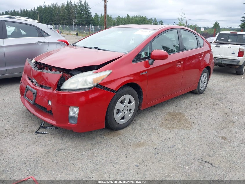 2010 Toyota Prius VIN JTDKN3DU5A0031108 IAAI salvage auction — FRONT END, Bill Of Sale (Washington), sold $1,550 on 2026-07-29 (photo 2)