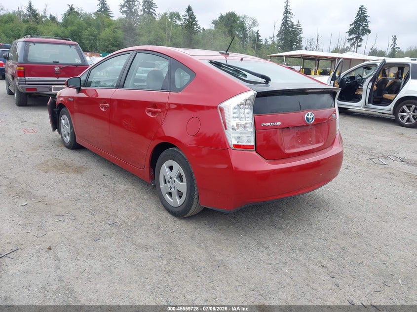 2010 Toyota Prius VIN JTDKN3DU5A0031108 IAAI salvage auction — FRONT END, Bill Of Sale (Washington), sold $1,550 on 2026-07-29 (photo 3)