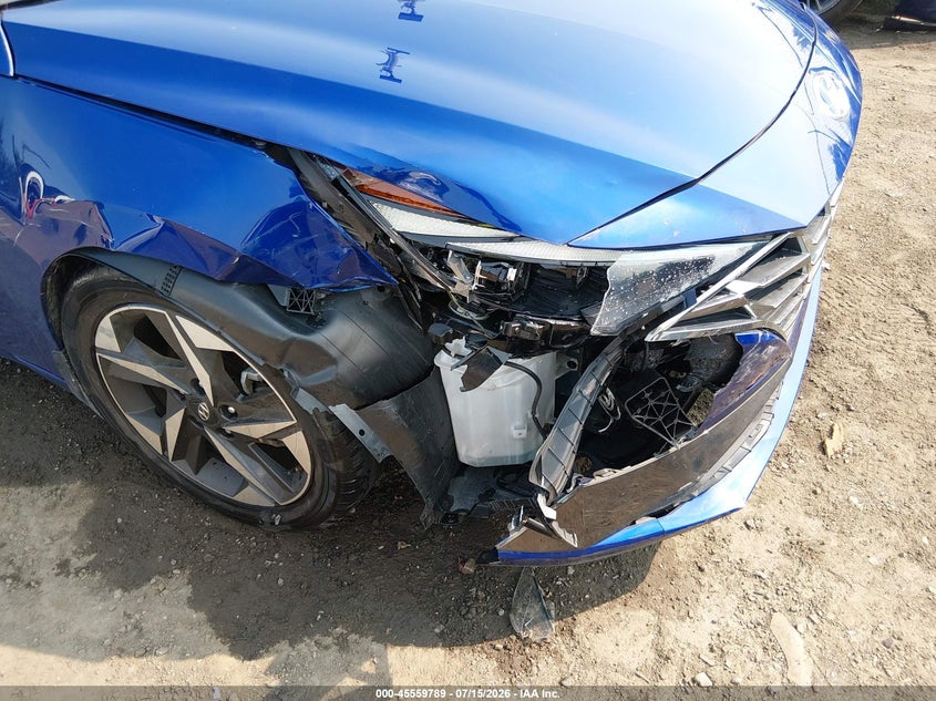2022 Hyundai Elantra VIN 5NPLP4AG1NH072959 IAAI salvage auction — RIGHT FRONT, Salvage Title, sold $4,975 on 2026-08-21 (photo 6)