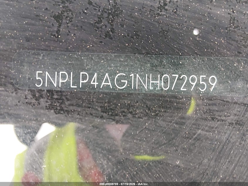 2022 Hyundai Elantra VIN 5NPLP4AG1NH072959 IAAI salvage auction — RIGHT FRONT, Salvage Title, sold $4,975 on 2026-08-21 (photo 9)