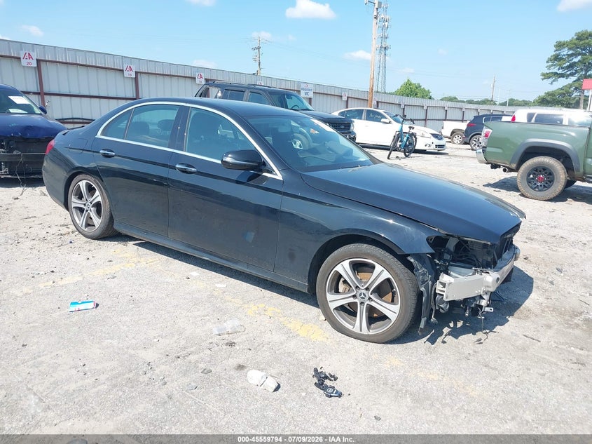 2018 Mercedes-benz E-klasse VIN WDDZF4KBXJA340575 IAAI salvage auction — FRONT END, Salvage (Georgia), sold $4,800 on 2026-08-19 (photo 1)