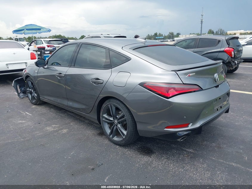 2024 Acura Integra VIN 19UDE4H68RA018497 IAAI salvage auction — RIGHT SIDE, Salvage Title, sold $7,750 on 2026-09-03 (photo 3)