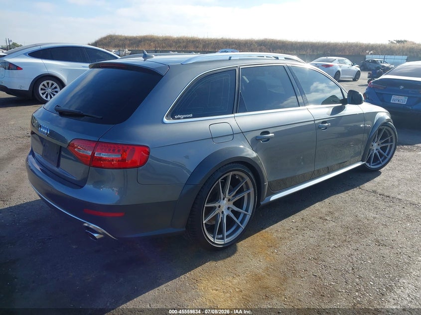 2014 Audi Allroad VIN WA1UFAFL5EA106737 IAAI salvage auction — LEFT SIDE, Salvage (California), sold $25 on 2026-07-29 (photo 4)