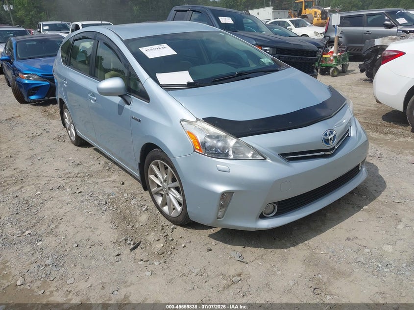 2013 Toyota Prius v VIN JTDZN3EU9D3188253 IAAI salvage auction — LEFT FRONT, Salvage (Georgia), sold $3,150 on 2026-08-02 (photo 1)