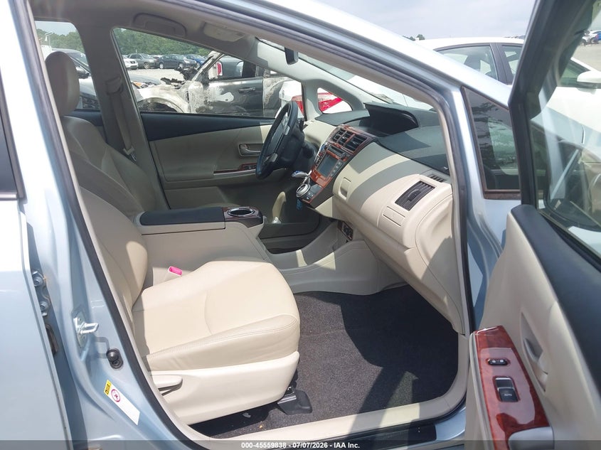 2013 Toyota Prius v VIN JTDZN3EU9D3188253 IAAI salvage auction — LEFT FRONT, Salvage (Georgia), sold $3,150 on 2026-08-02 (photo 5)