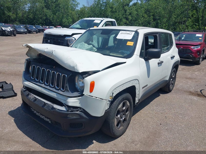2015 Jeep Renegade VIN ZACCJAAT7FPC06427 IAAI salvage auction — FRONT END, Salvage (Ohio), sold $750 on 2026-08-18 (photo 2)