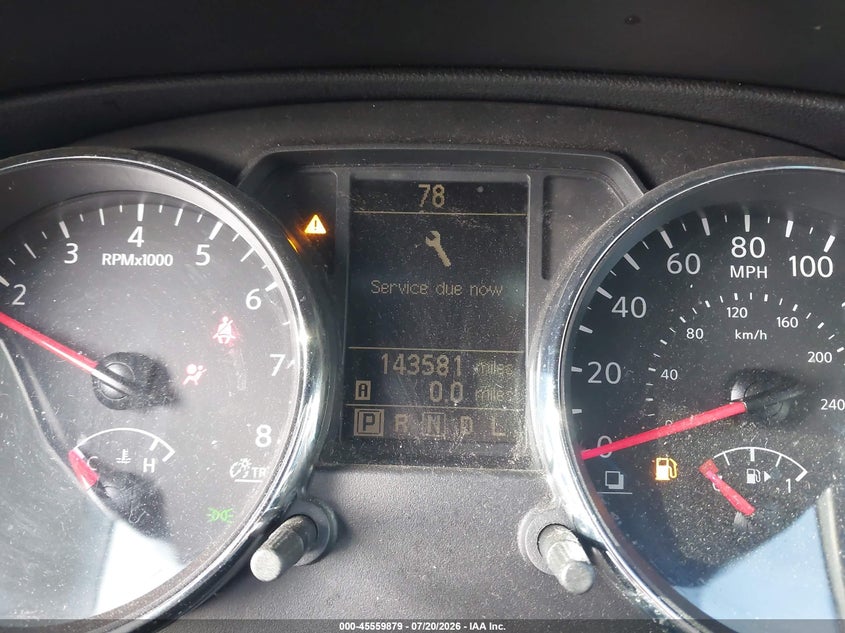 2014 Nissan Rogue VIN JN8AS5MT3EW623296 IAAI salvage auction — NORMAL WEAR, Original (Texas), sold $50 on 2026-07-29 (photo 7)