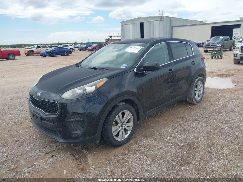 2018 Kia Sportage VIN KNDPM3ACXJ7485270 IAAI salvage auction — NORMAL WEAR, Original (Texas), sold $2,700 on 2026-07-30 (photo 2)
