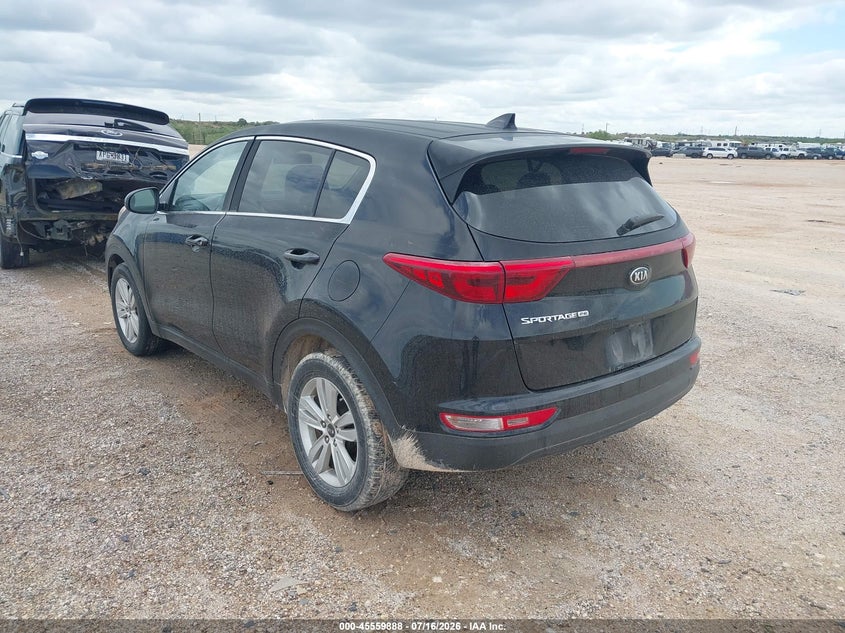 2018 Kia Sportage VIN KNDPM3ACXJ7485270 IAAI salvage auction — NORMAL WEAR, Original (Texas), sold $2,700 on 2026-07-30 (photo 3)