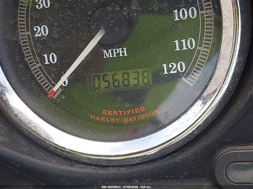 2002 Harley-davidson Flht VIN 1HD1DDV382Y601016 IAAI salvage auction — ALL OVER, Salvage (Texas), sold $675 on 2026-09-24 (photo 7)