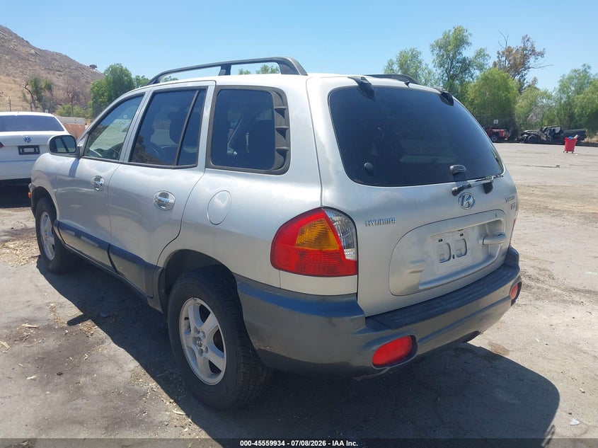 2003 Hyundai Santa fe VIN KM8SC73E63U537058 IAAI salvage auction — NORMAL WEAR, Clear - Dealer Only (California), sold $100 on 2026-07-21 (photo 3)