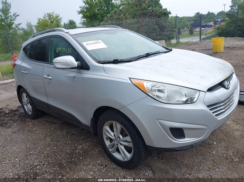2012 Hyundai Tucson VIN KM8JUCAC6CU544191 IAAI salvage auction — NORMAL WEAR, Clear (Montana), sold $25 on 2026-07-28 (photo 1)