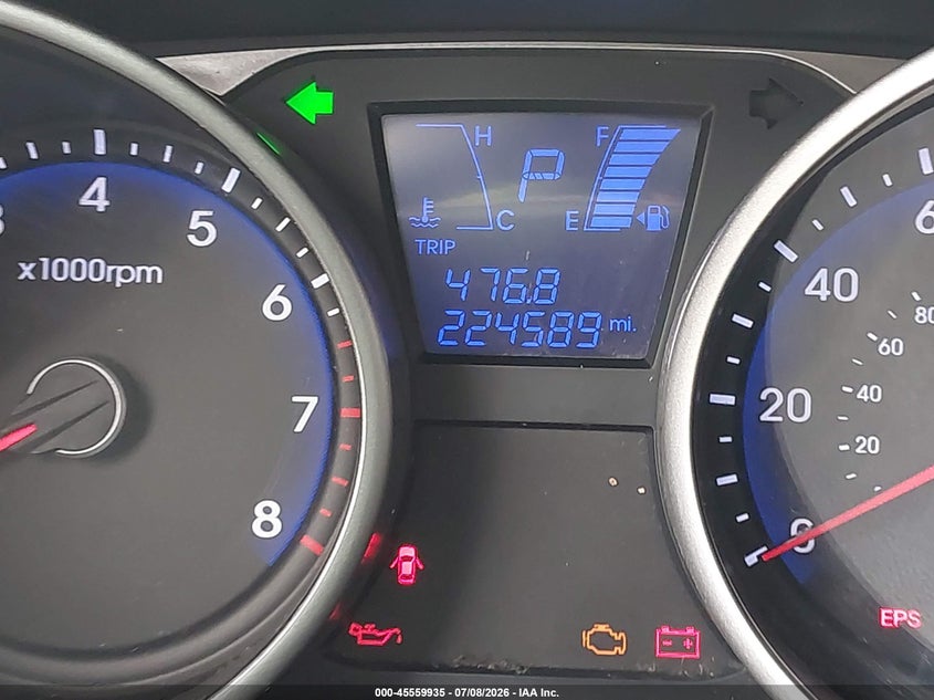2012 Hyundai Tucson VIN KM8JUCAC6CU544191 IAAI salvage auction — NORMAL WEAR, Clear (Montana), sold $25 on 2026-07-28 (photo 7)