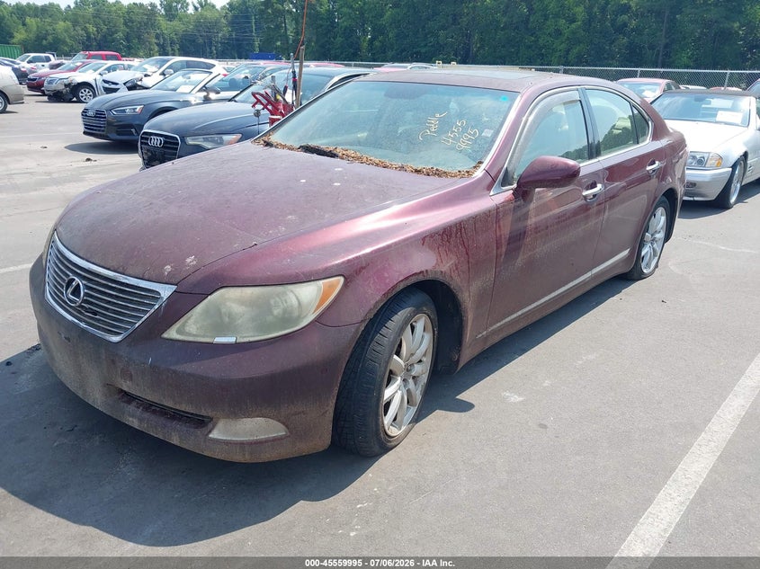 2008 Lexus Ls 460 VIN JTHBL46F385078336 IAAI salvage auction — NORMAL WEAR, Clear (North Carolina), sold $850 on 2026-07-22 (photo 2)