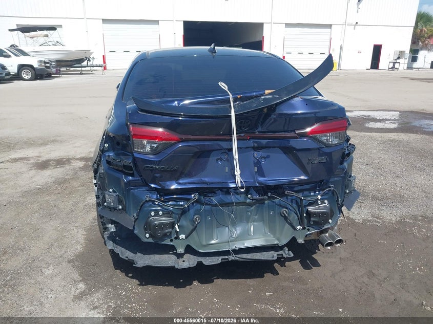 2025 Toyota Corolla VIN 5YFT4MCE9SP250605 IAAI salvage auction — REAR END, Salvage Title, sold $9,600 on 2026-07-22 (photo 6)