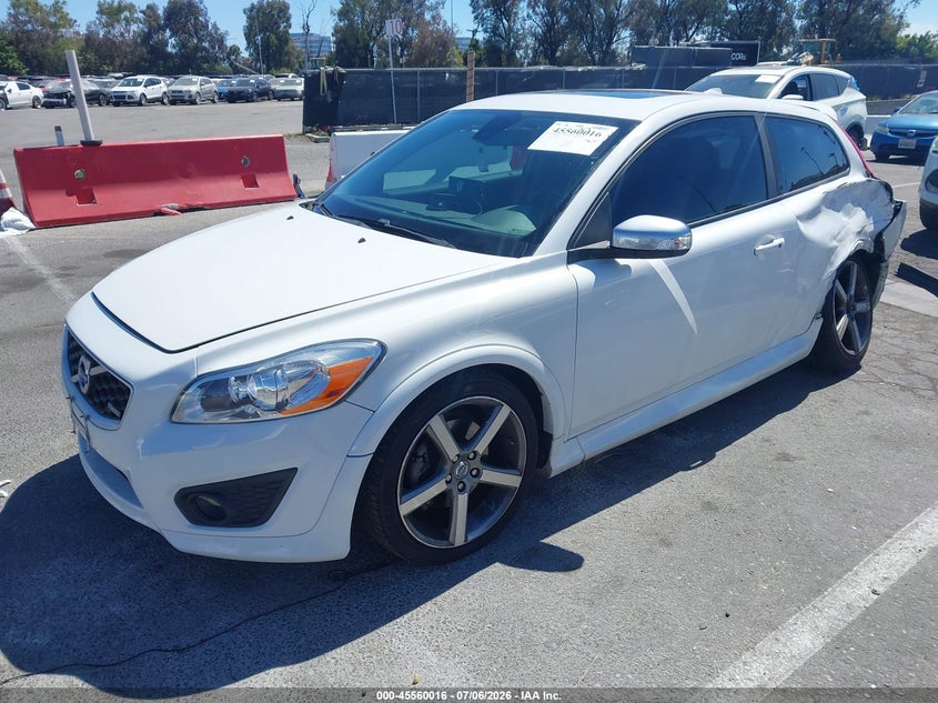 2011 Volvo C30 VIN YV1672MK9B2208893 IAAI salvage auction — LEFT SIDE, Salvage (California), sold $125 on 2026-07-30 (photo 2)