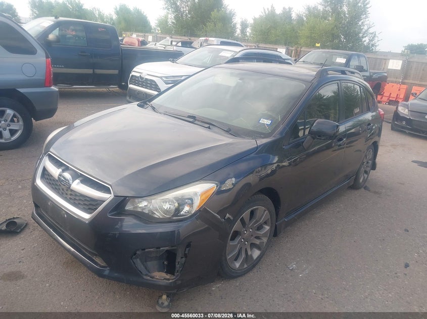 2012 Subaru Impreza VIN JF1GPAU60CH230230 IAAI salvage auction — NORMAL WEAR, Clear (Texas), sold $575 on 2026-07-28 (photo 2)