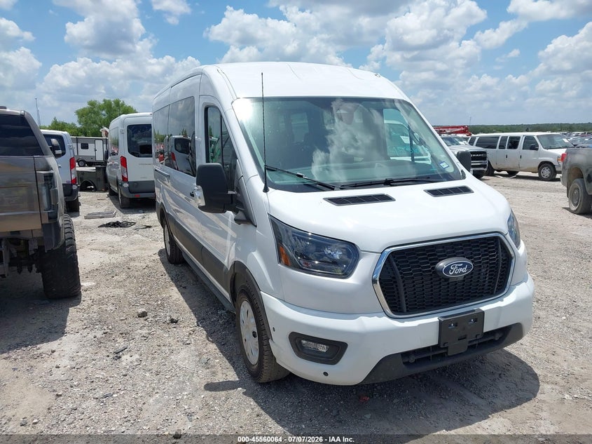 2026 Ford Transit VIN 1FBAX2C8XTKB08054 IAAI salvage auction — ROOF, Enterprise Vehicles Clear Only (Texas), sold $37,250 on 2026-07-21 (photo 1)