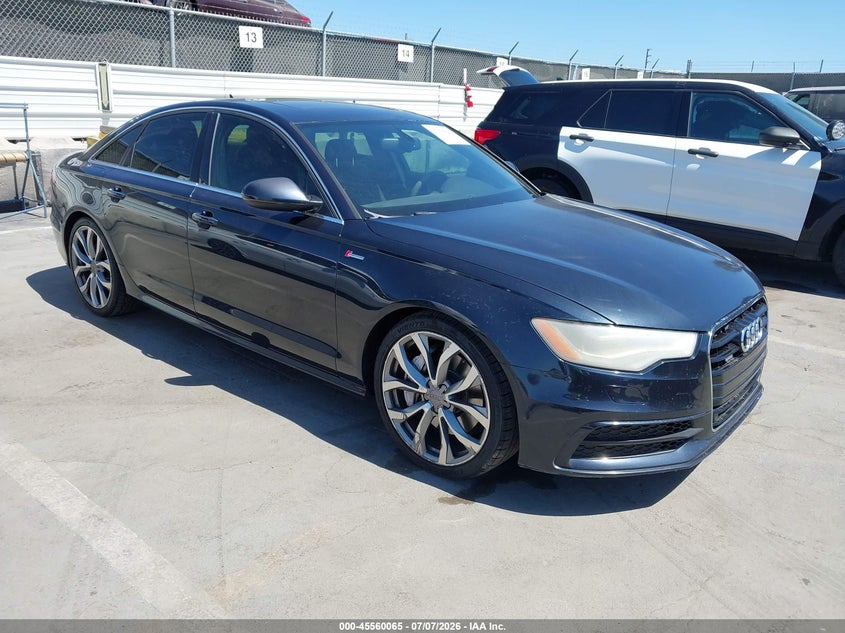 2012 Audi A6 VIN WAUHGAFC0CN166688 IAAI salvage auction — NORMAL WEAR, Clear - Dealer Only (California), sold $1,800 on 2026-07-29 (photo 1)