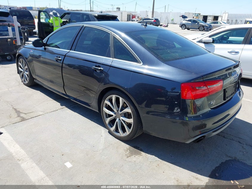 2012 Audi A6 VIN WAUHGAFC0CN166688 IAAI salvage auction — NORMAL WEAR, Clear - Dealer Only (California), sold $1,800 on 2026-07-29 (photo 3)