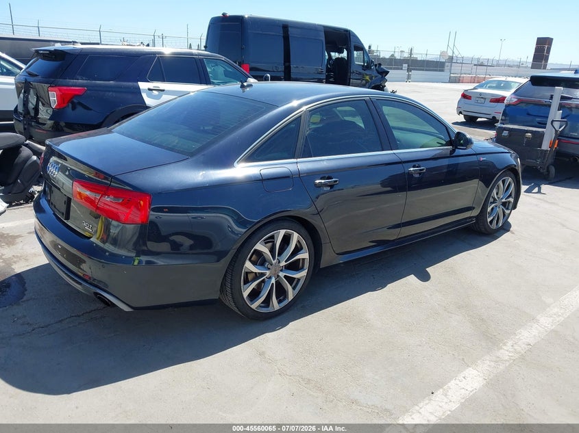 2012 Audi A6 VIN WAUHGAFC0CN166688 IAAI salvage auction — NORMAL WEAR, Clear - Dealer Only (California), sold $1,800 on 2026-07-29 (photo 4)