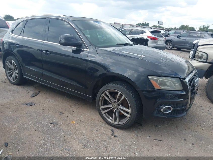 2012 Audi Q5 VIN WA1DKAFP8CA014632 IAAI salvage auction — FRONT & REAR, Salvage Title, sold $25 on 2026-07-29 (photo 1)