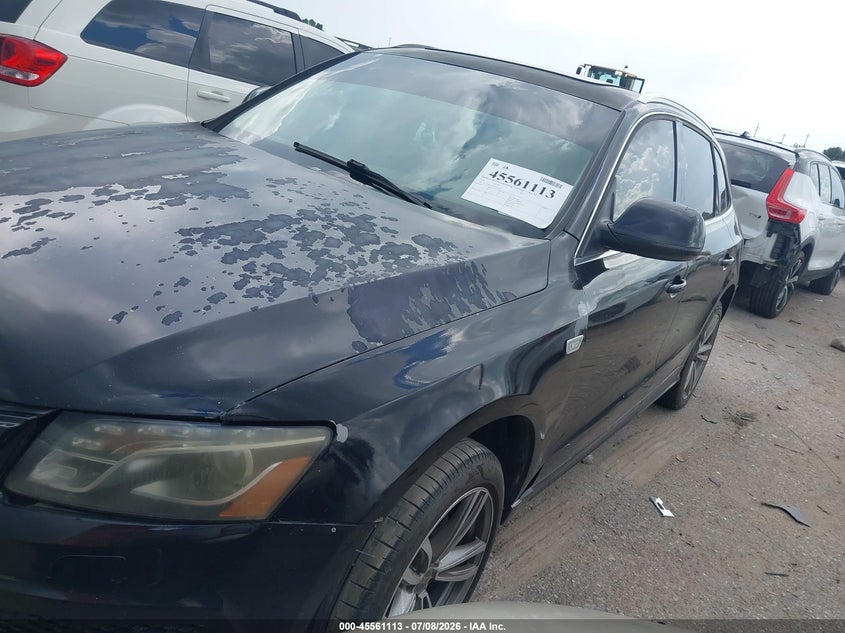2012 Audi Q5 VIN WA1DKAFP8CA014632 IAAI salvage auction — FRONT & REAR, Salvage Title, sold $25 on 2026-07-29 (photo 2)