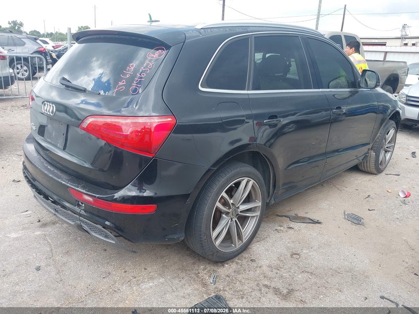 2012 Audi Q5 VIN WA1DKAFP8CA014632 IAAI salvage auction — FRONT & REAR, Salvage Title, sold $25 on 2026-07-29 (photo 4)