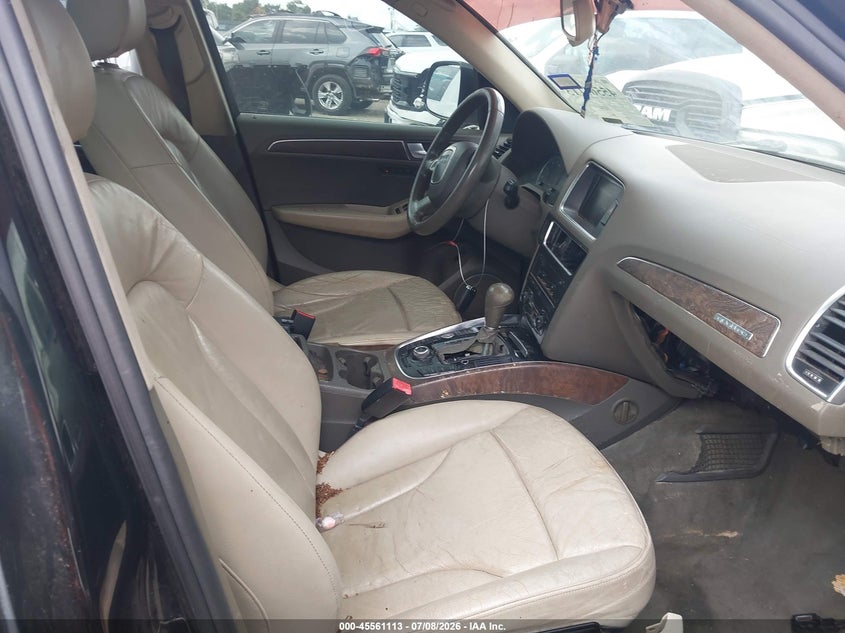 2012 Audi Q5 VIN WA1DKAFP8CA014632 IAAI salvage auction — FRONT & REAR, Salvage Title, sold $25 on 2026-07-29 (photo 5)