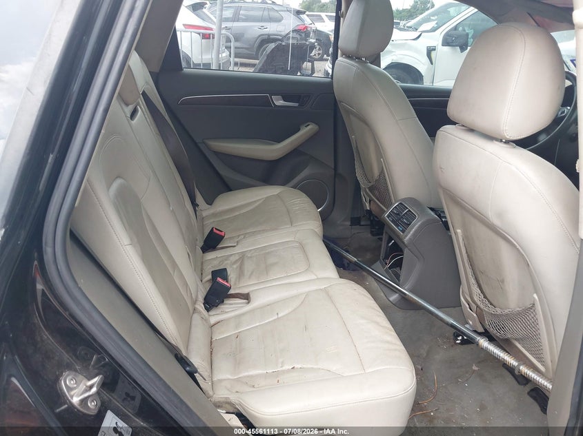 2012 Audi Q5 VIN WA1DKAFP8CA014632 IAAI salvage auction — FRONT & REAR, Salvage Title, sold $25 on 2026-07-29 (photo 8)