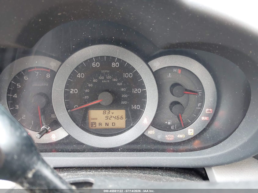 2012 Toyota Rav 4 VIN JTMBF4DV3C5050855 IAAI salvage auction — ROLLOVER, Salvage (Ohio), sold $800 on 2026-07-31 (photo 7)