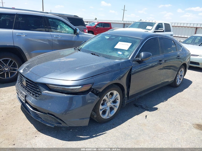 2023 Honda Accord VIN 1HGCY1F20PA011770 IAAI salvage auction — LEFT FRONT, Original (Texas), sold $4,850 on 2026-09-22 (photo 2)