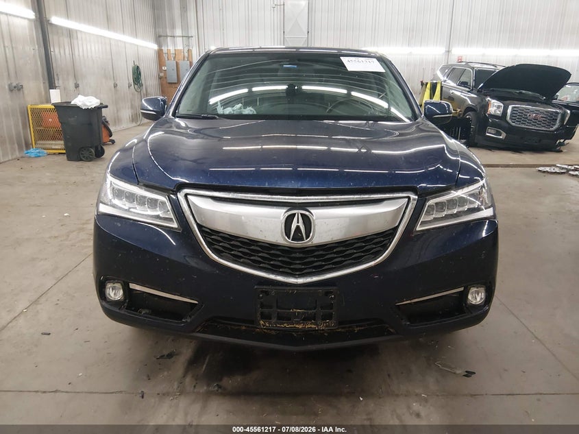 2015 Acura Mdx VIN 5FRYD4H45FB007833 IAAI salvage auction — FRONT END, Salvage (Minnesota), sold $3,800 on 2026-08-31 (photo 6)