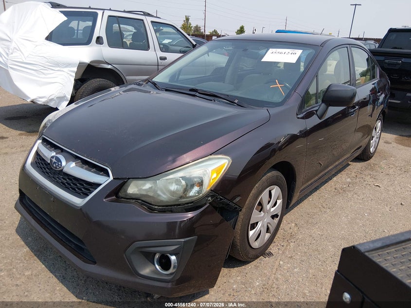 2013 Subaru Impreza VIN JF1GJAA65DG014130 IAAI salvage auction — FRONT & REAR, Salvage (Colorado), sold $375 on 2026-08-02 (photo 2)