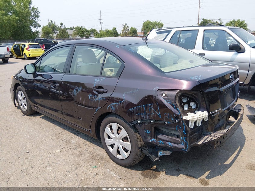 2013 Subaru Impreza VIN JF1GJAA65DG014130 IAAI salvage auction — FRONT & REAR, Salvage (Colorado), sold $375 on 2026-08-02 (photo 3)