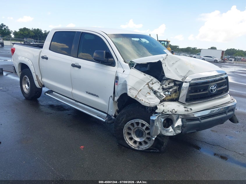 2010 Toyota Tundra VIN 5TFEY5F18AX085657 IAAI salvage auction — FRONT & REAR, Rebuildable (Florida), sold $3,100 on 2026-07-27 (photo 1)