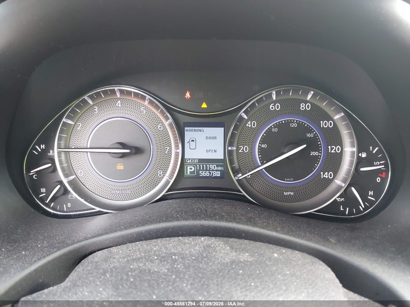 2019 Infiniti Qx80 VIN JN8AZ2NC5K9460556 IAAI salvage auction — FRONT END, Clear (Wisconsin), sold $7,150 on 2026-07-30 (photo 7)