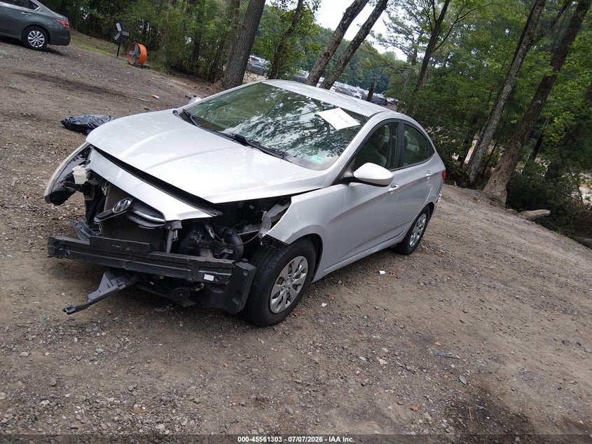 2017 Hyundai Accent VIN KMHCT4AEXHU252201 IAAI salvage auction — FRONT END, Salvage Title, sold $25 on 2026-07-23 (photo 2)