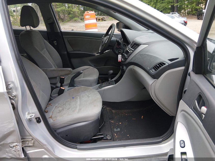 2017 Hyundai Accent VIN KMHCT4AEXHU252201 IAAI salvage auction — FRONT END, Salvage Title, sold $25 on 2026-07-23 (photo 5)