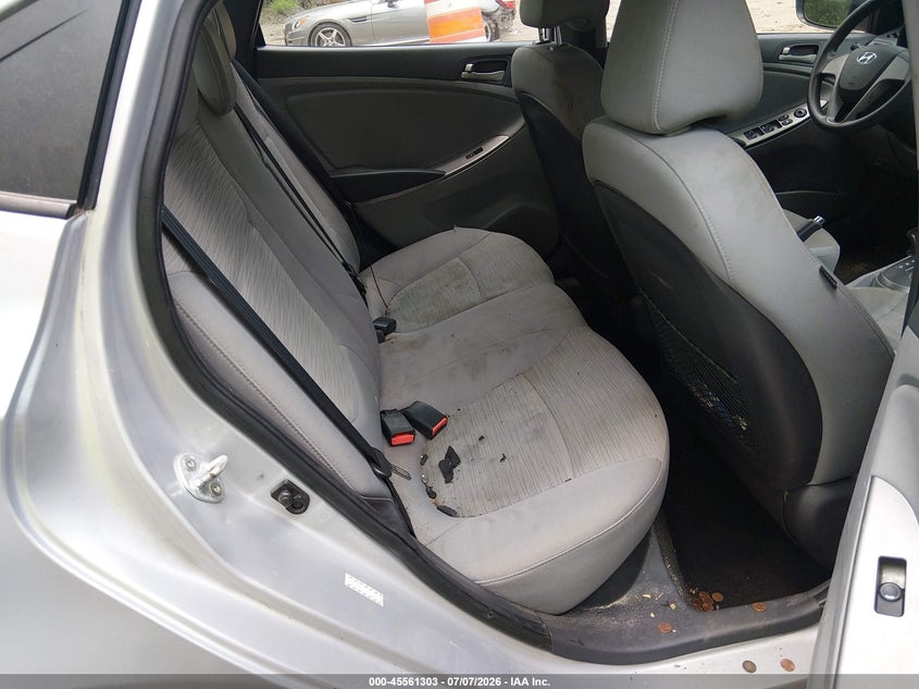 2017 Hyundai Accent VIN KMHCT4AEXHU252201 IAAI salvage auction — FRONT END, Salvage Title, sold $25 on 2026-07-23 (photo 8)