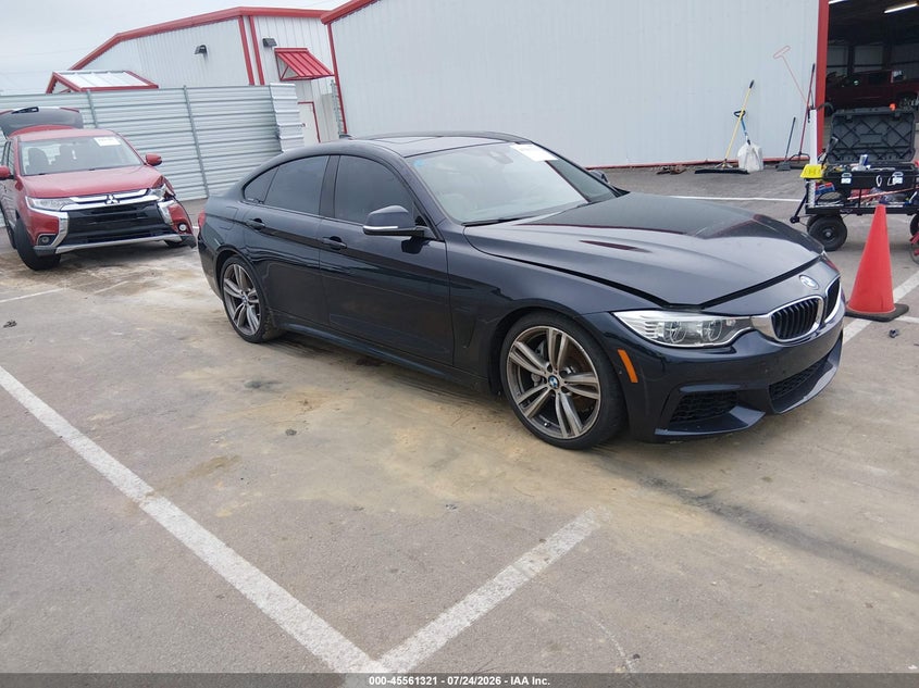 2015 BMW 4er VIN WBA4B1C57FD418191 IAAI salvage auction — THEFT, Salvage Title, sold $9,000 on 2026-08-13 (photo 1)