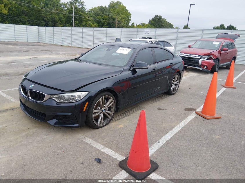 2015 BMW 4er VIN WBA4B1C57FD418191 IAAI salvage auction — THEFT, Salvage Title, sold $9,000 on 2026-08-13 (photo 2)